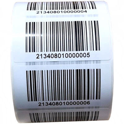Etiquetas adesivas de impressão brilhante 6C Impressão de etiquetas de embalagem flexográfica