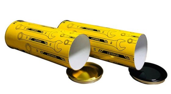 Litho 6 cores caixa de tubo Kraft 40 mm de diâmetro Tubos de batom de papelão