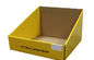 Litho CMYK Caixas de exibição impressas personalizadas Papel revestido de argila amarelo