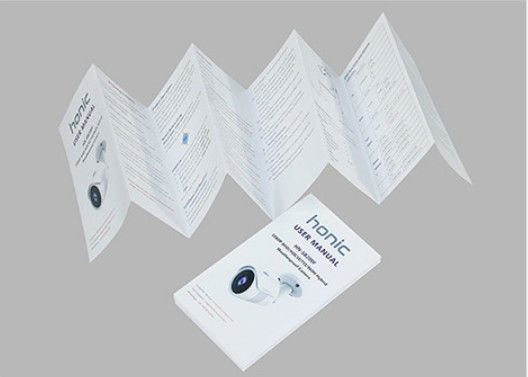 Impressão flexográfica de brochura grampeada na sela Impressão de livreto A7